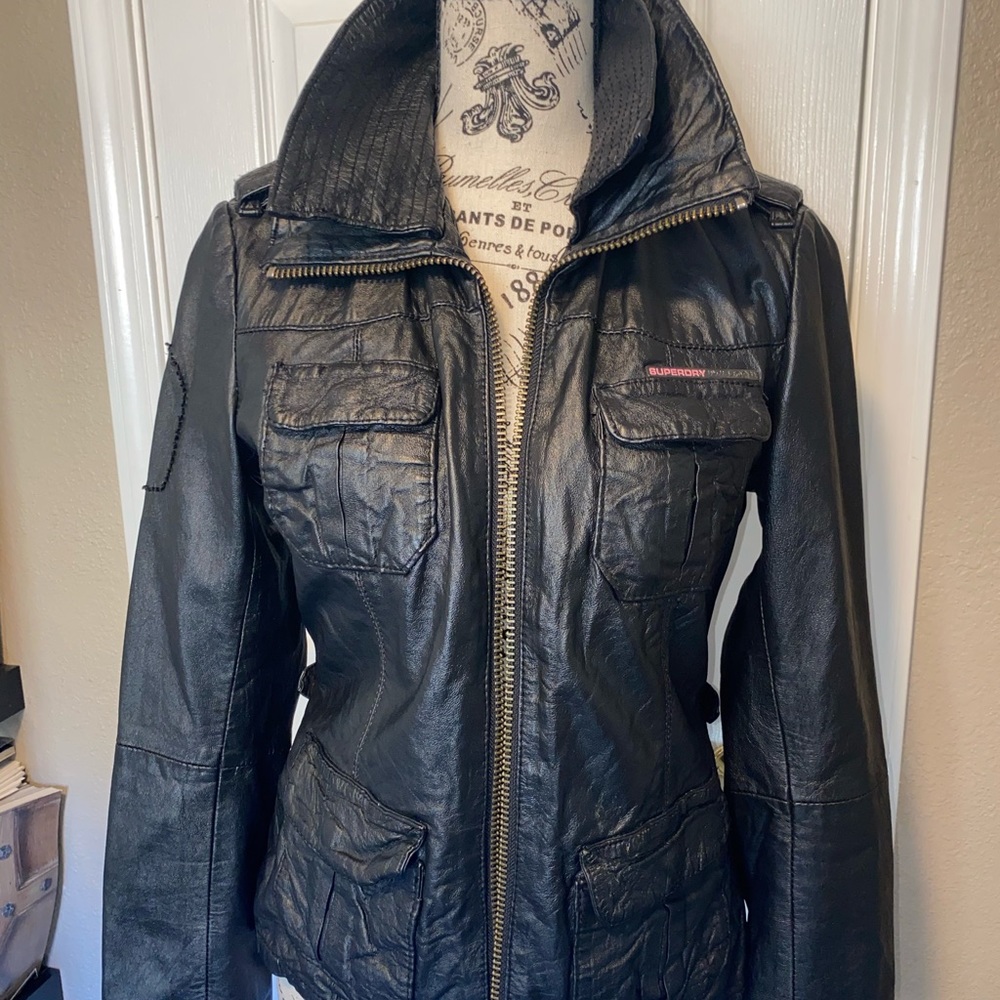 Superdry Ramona Leather Jacket